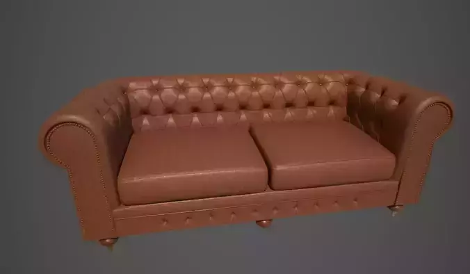 Chesterfield Sofa 3D model