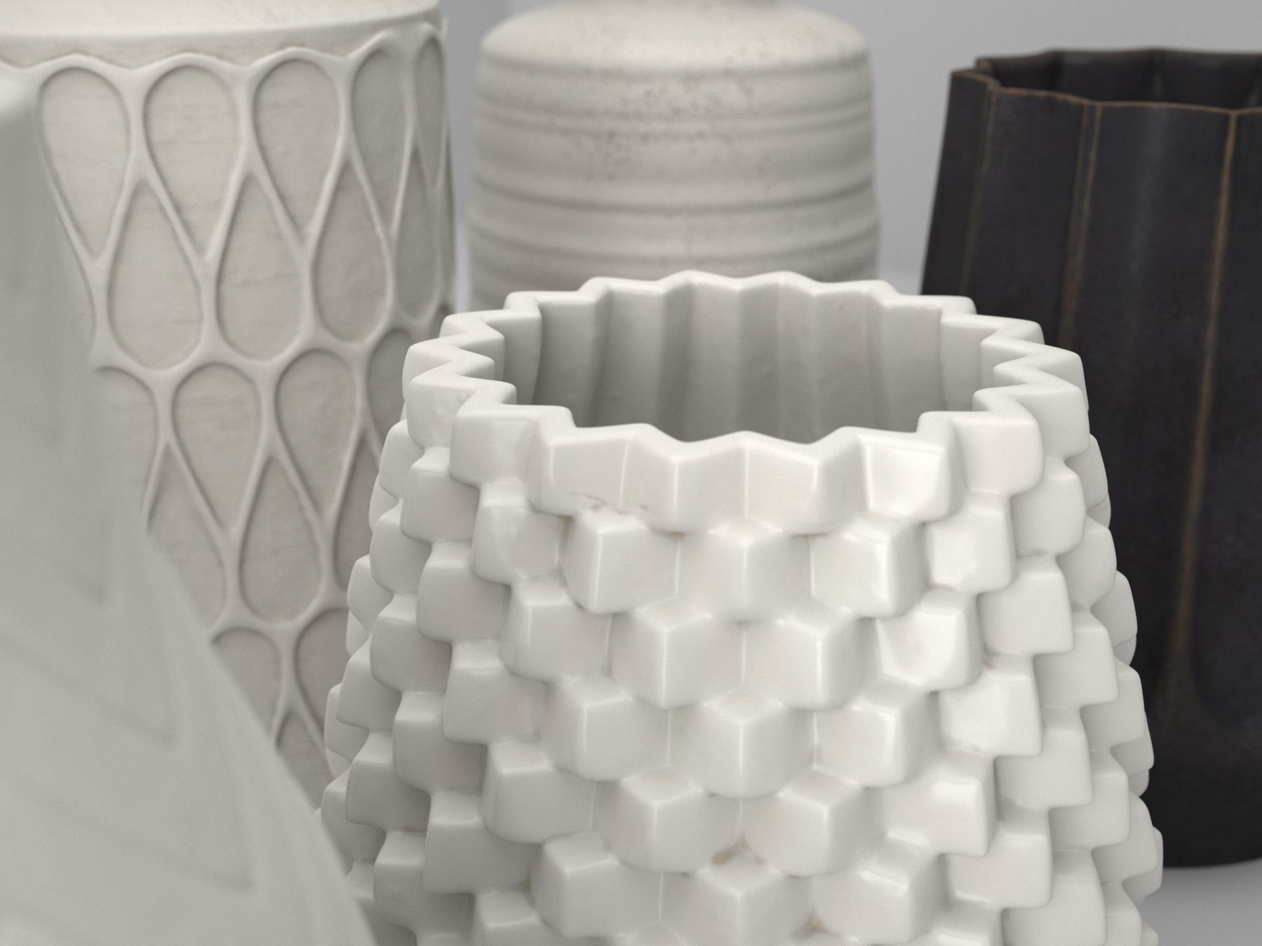 Deco Vase Ana 3D model_6