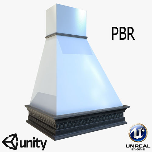 Hood Galiana 60mm Low-poly 3D model