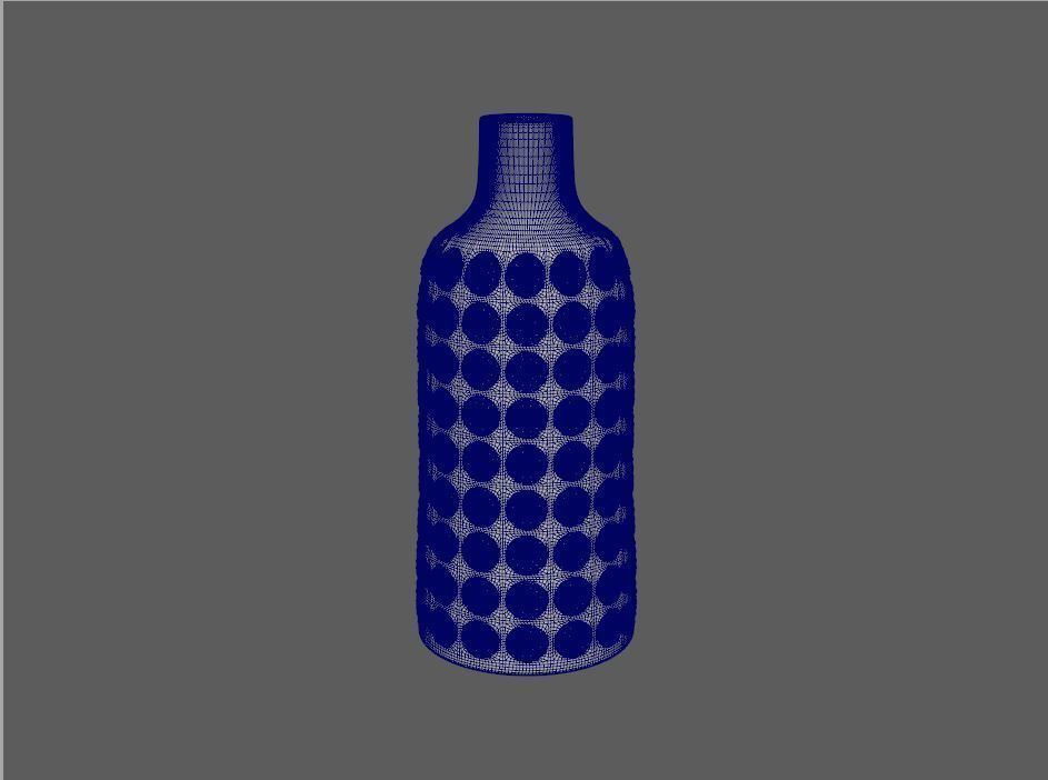 Deko Vase Bella 3D model_1