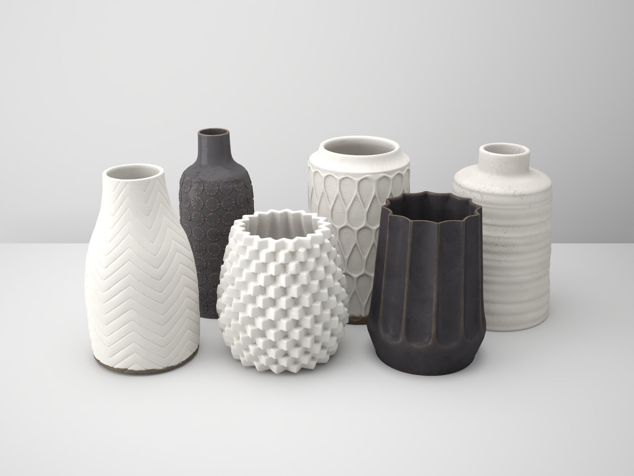 Deko Vase Bella 3D model_4