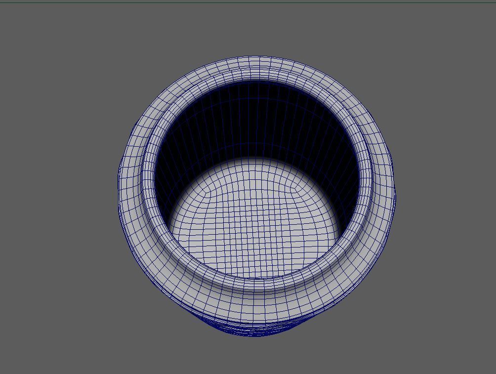 Deco Vase Lara 3D model_4