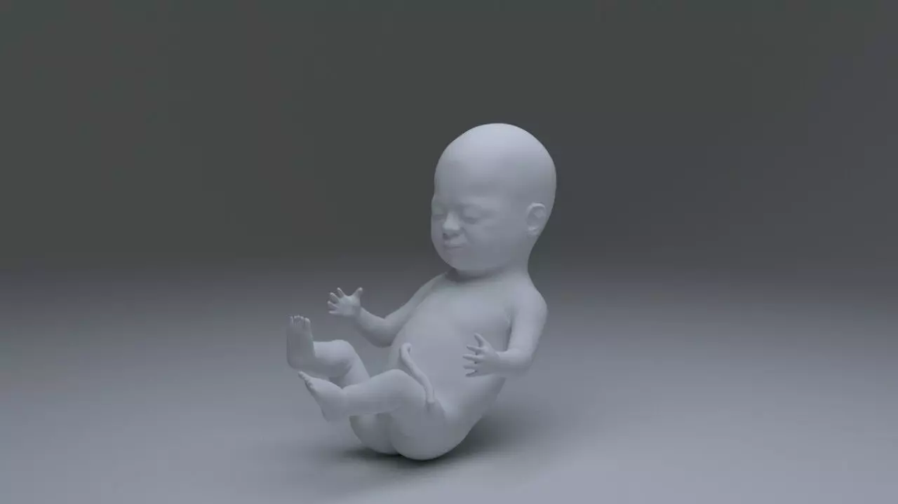 child 1 month 3D print model