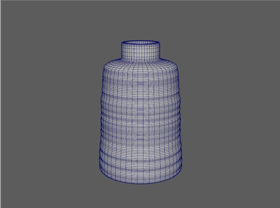 Deco Vase Tara 3D model_1