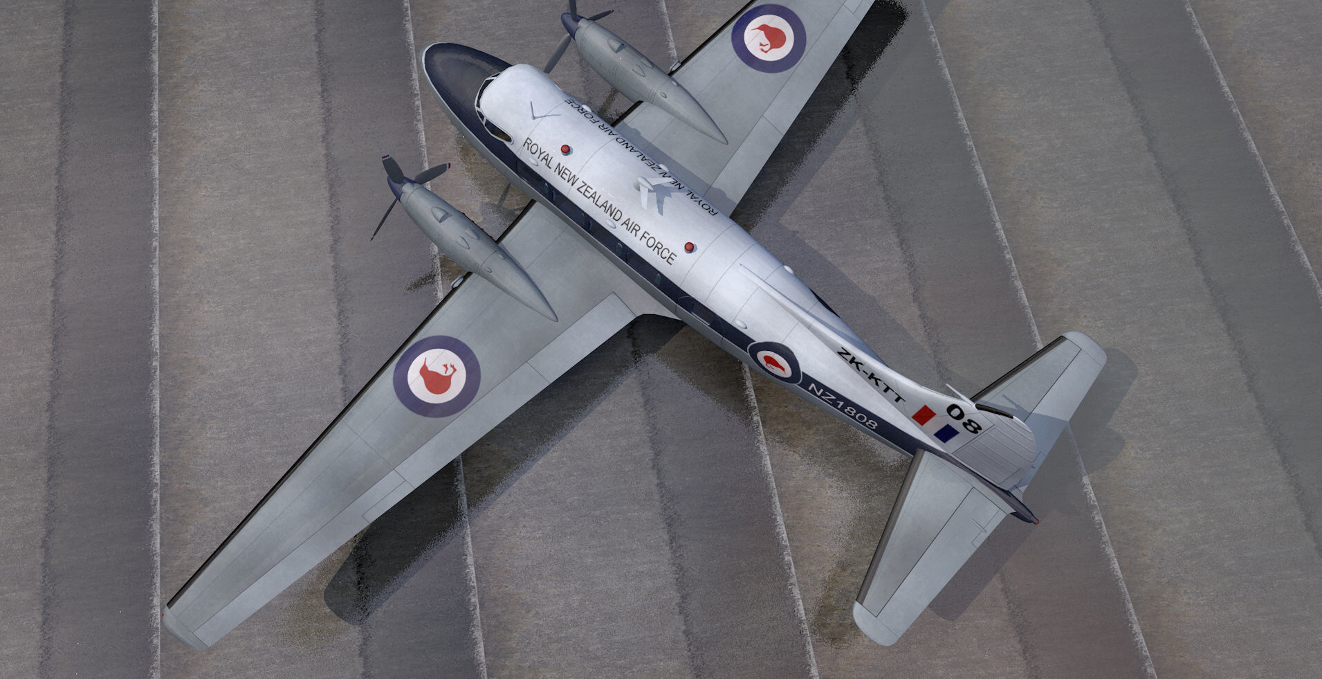 De Havilland DH-104 Dove 3D model_7