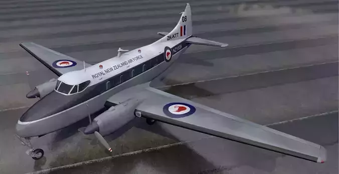 De Havilland DH-104 Dove 3D model