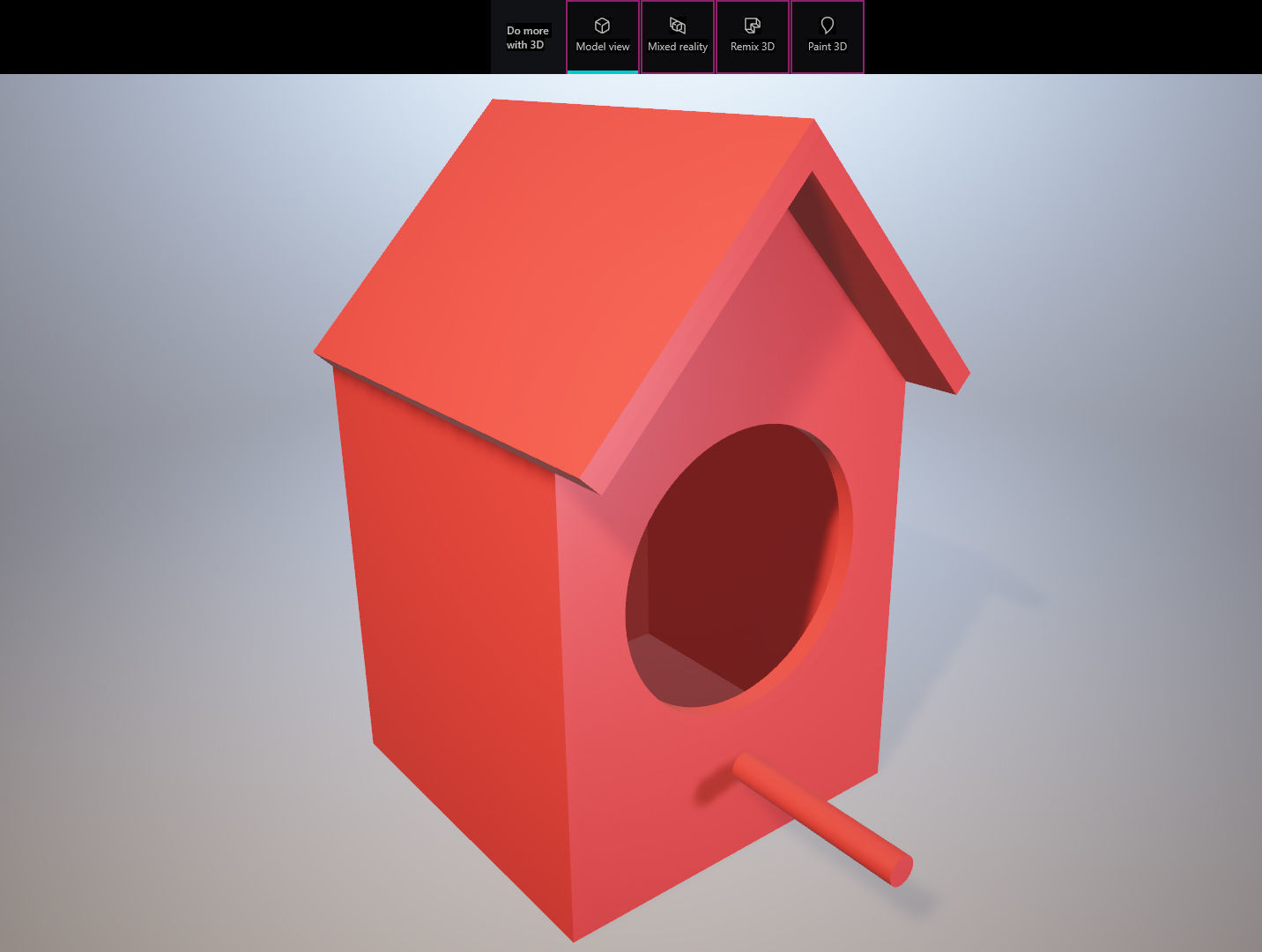 finch Nest Box 3D print model_3