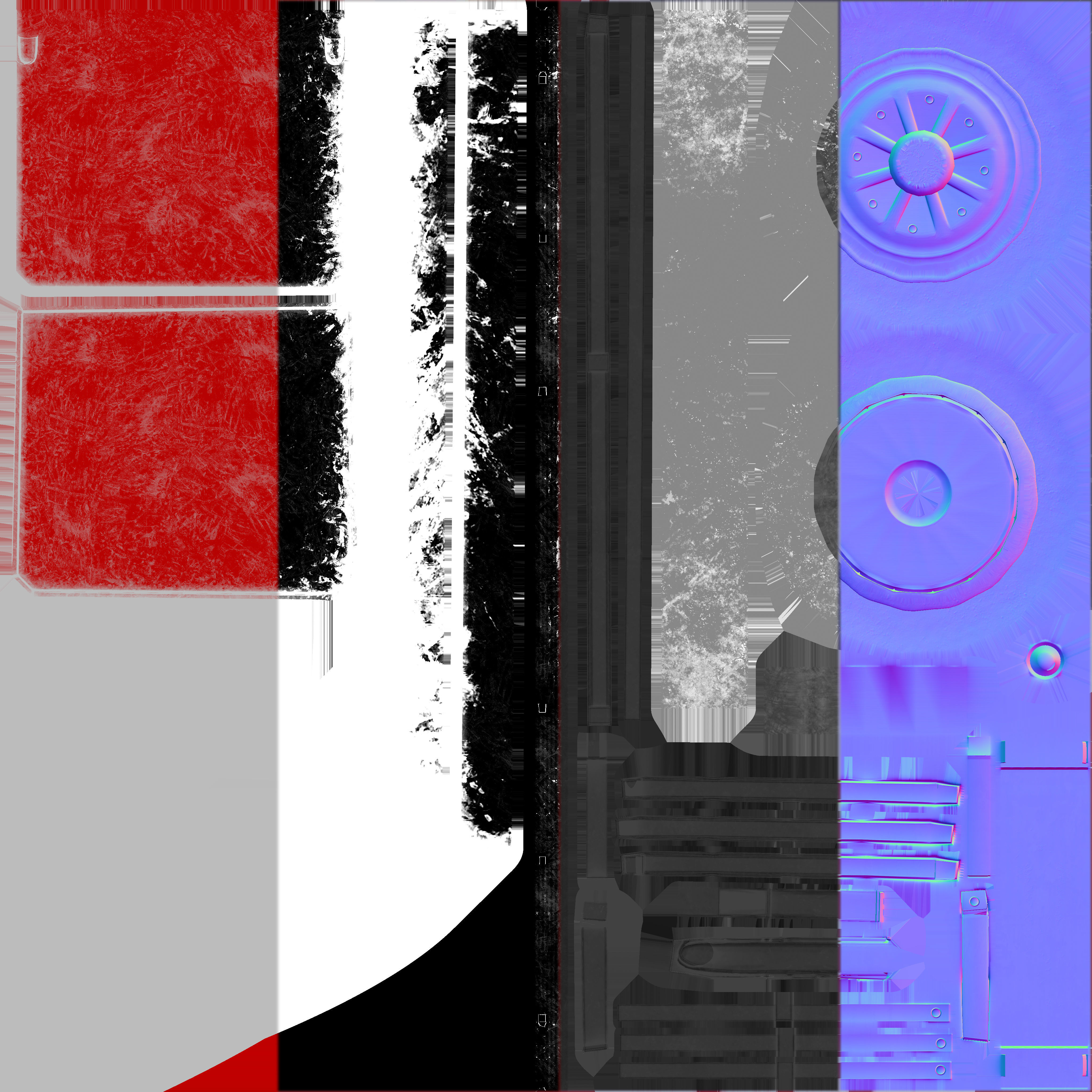 HandTrolley - Low Poly - Game ready hand truck Low-poly 3D model_5