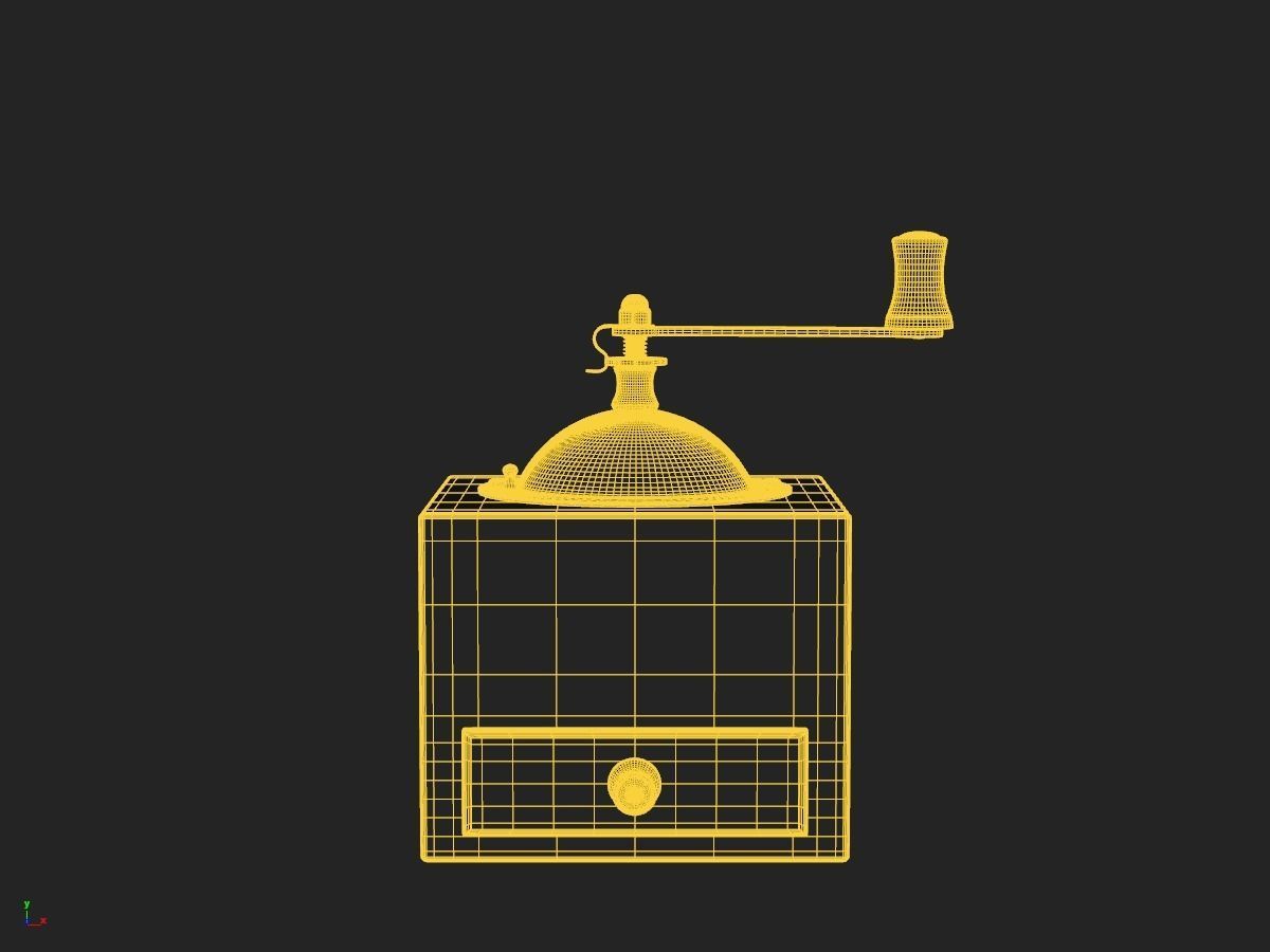 Spice Grinder 3D model_3