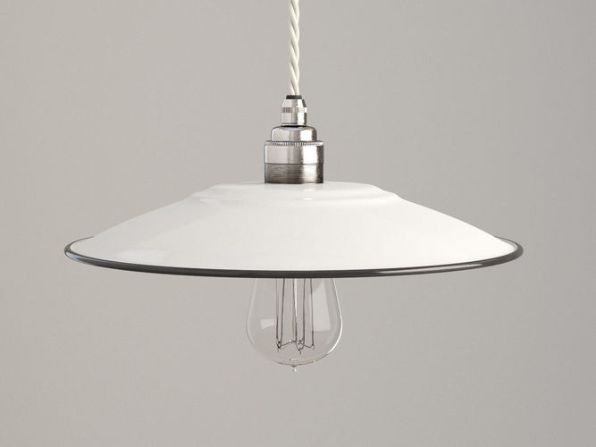 Pendant Lamp Enamel 3D model