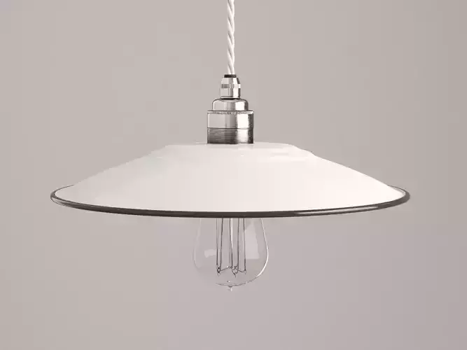 Pendant Lamp Enamel 3D model