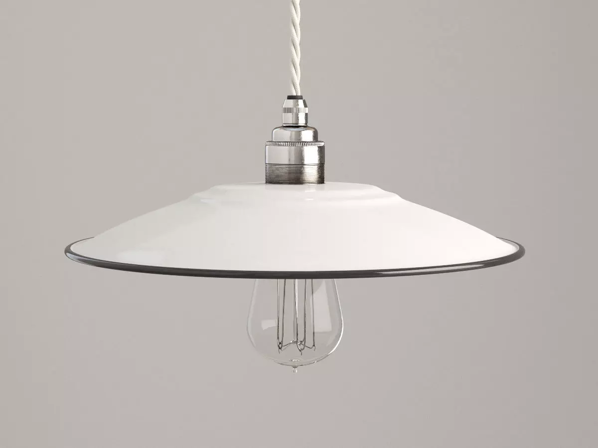 Pendant Lamp Enamel 3D model_0