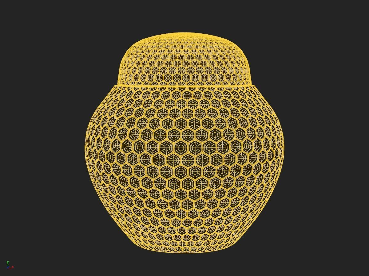 Hony Pot 3D model_3