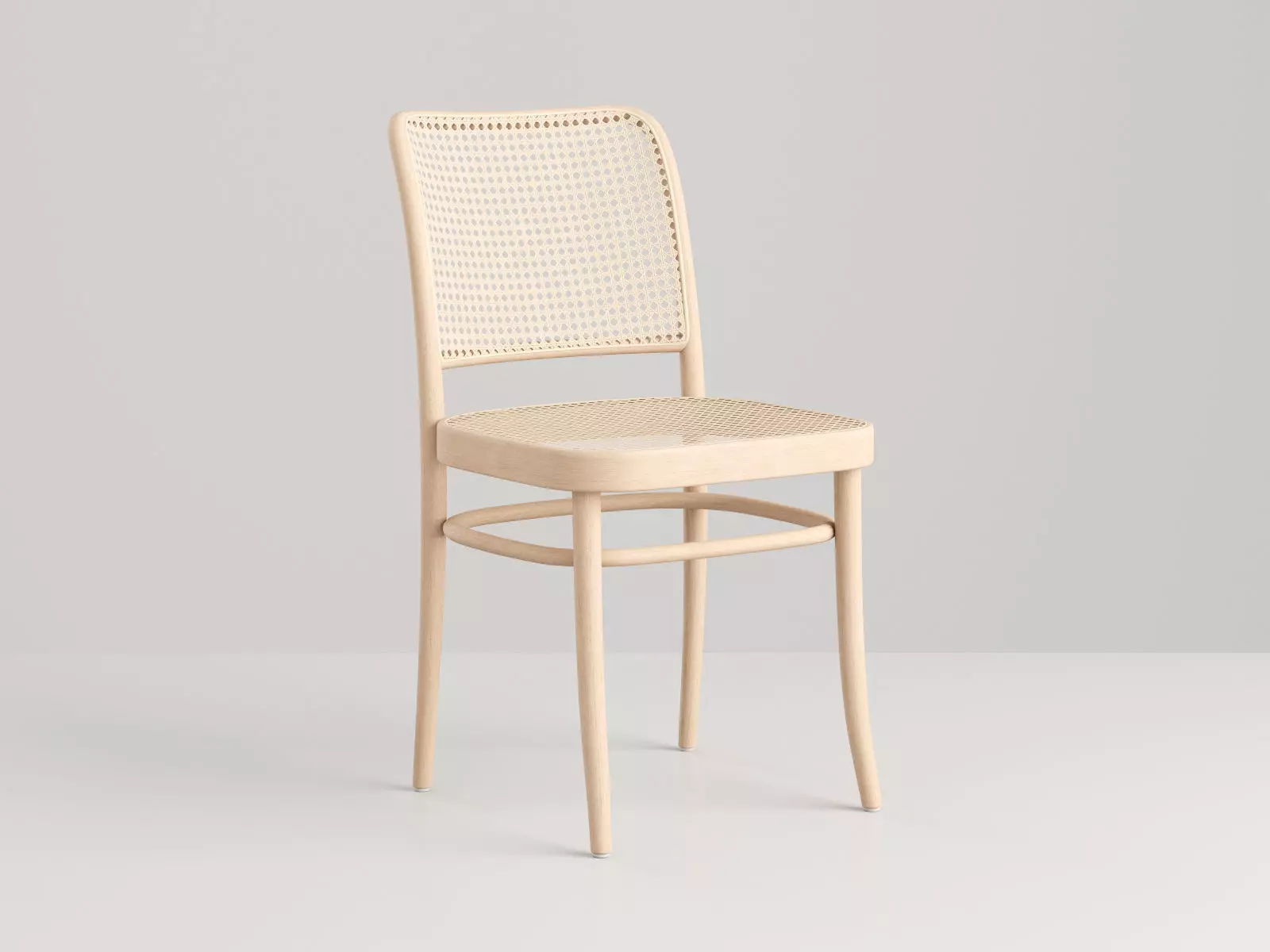 Chair Rattan Raw 3D model_0