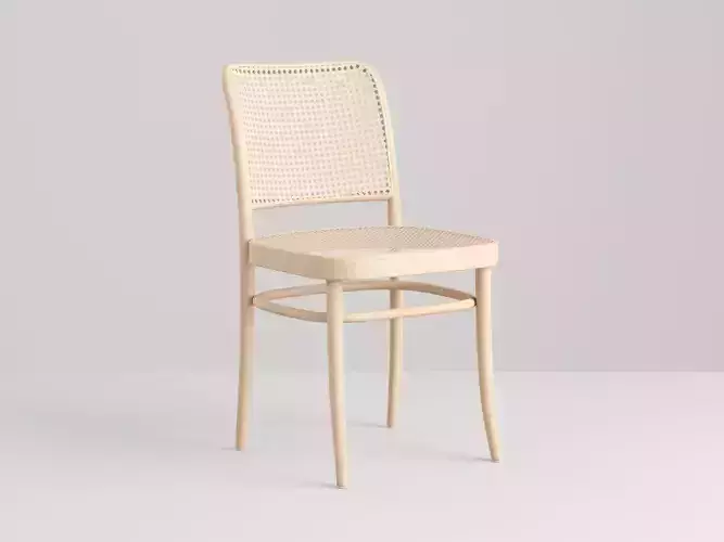 Chair Rattan Raw 3D model