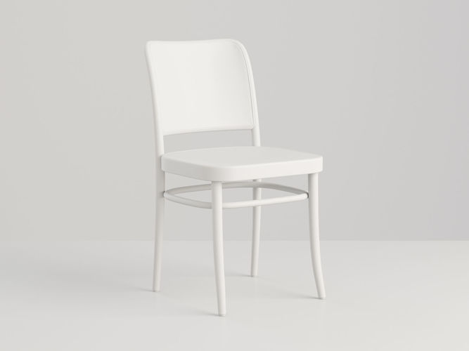 Chair Rattan Black 3D model 6