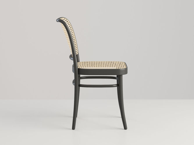 Chair Rattan Black 3D model 3