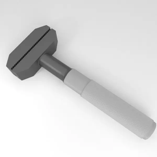 French key 3D model_0