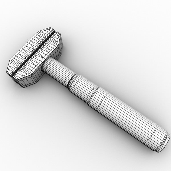 French key 3D model_1