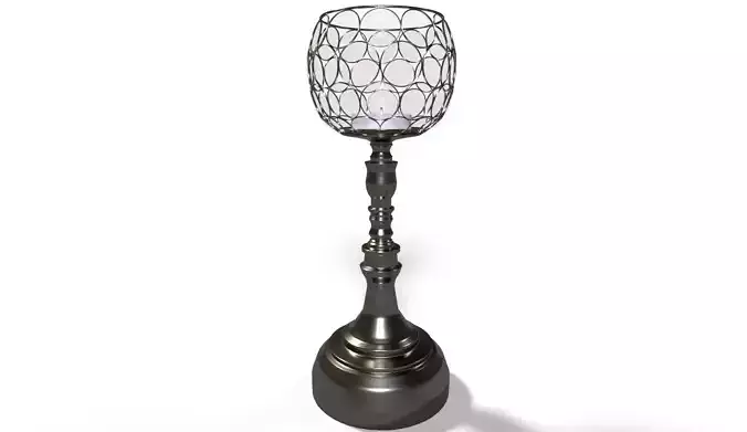Decorative Candle holder 3D model