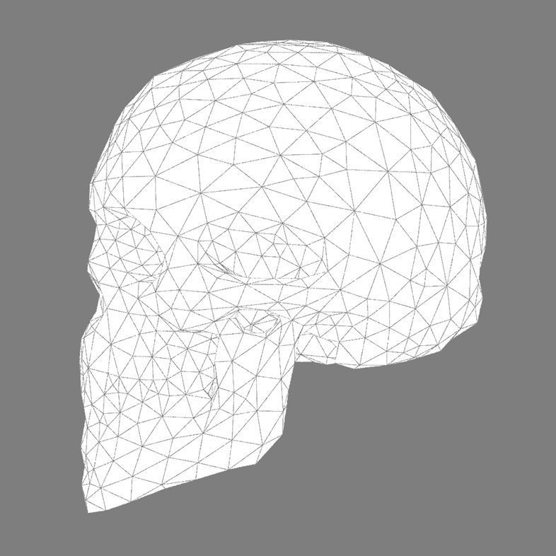Abstract skull 3D print model_7