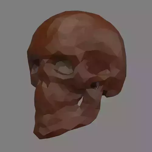 Abstract skull 3D print model