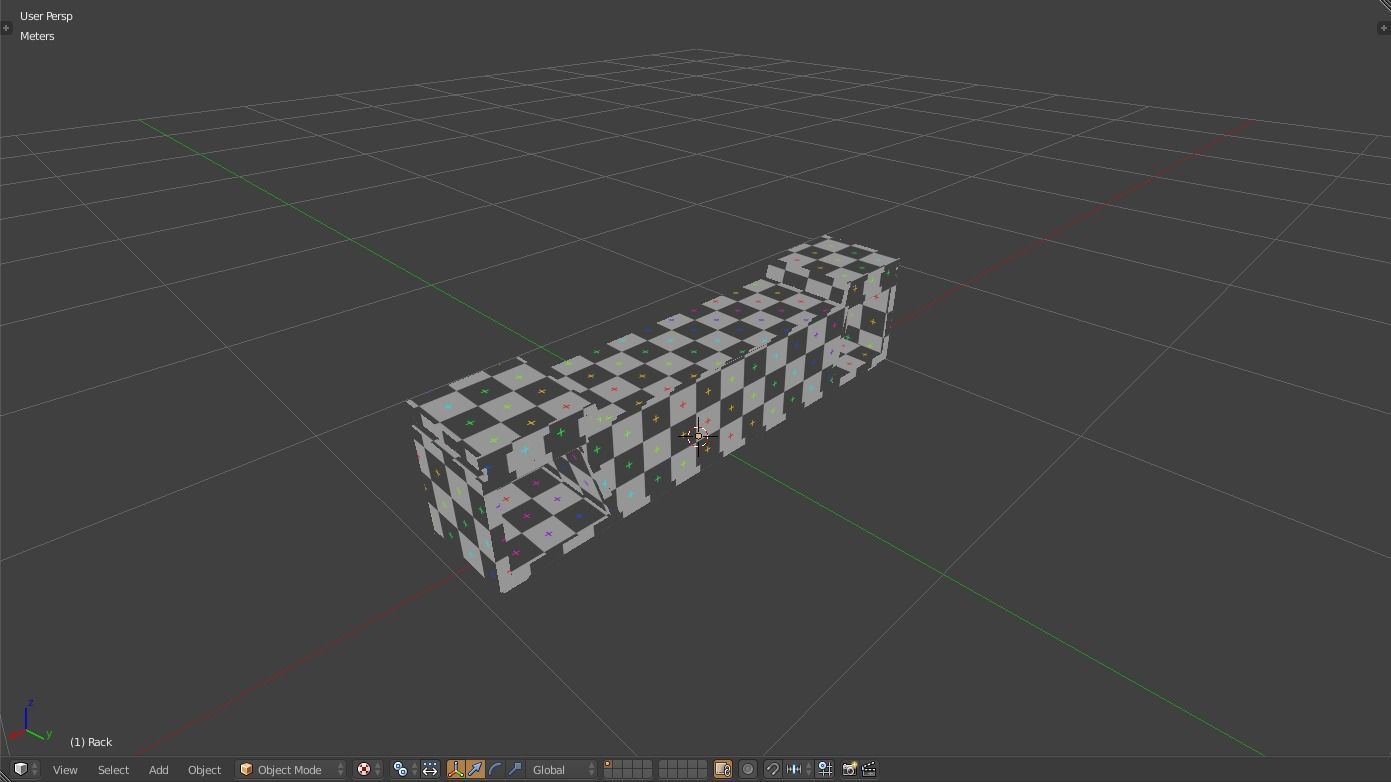 Rack Modern Free low-poly 3D model_9