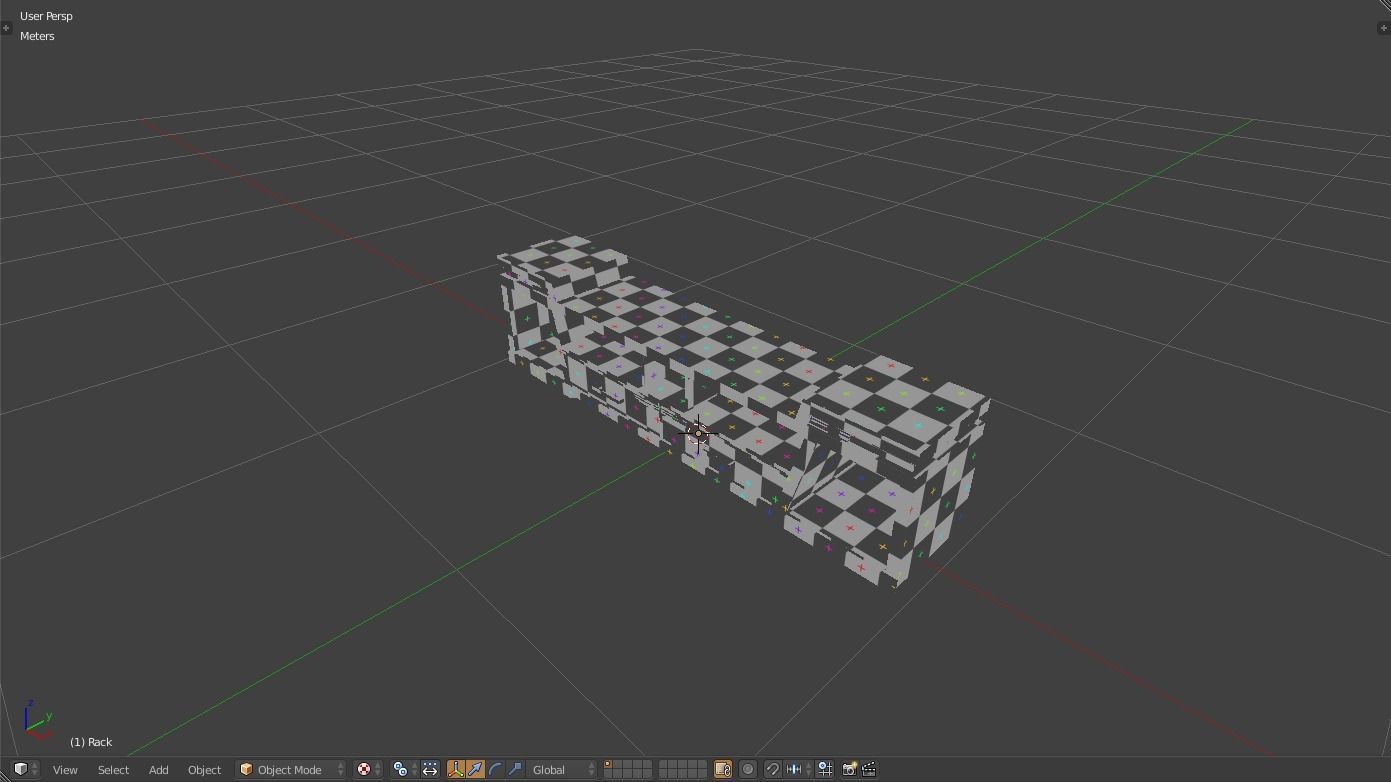 Rack Modern Free low-poly 3D model_8