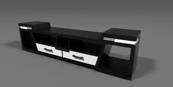 Rack Modern Free low-poly 3D model