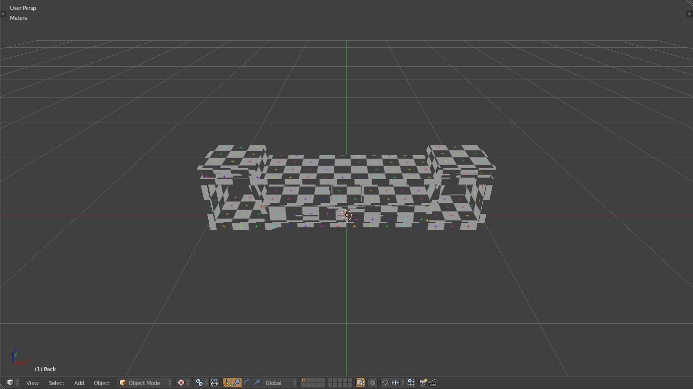 Rack Modern Free low-poly 3D model_7