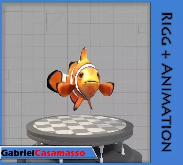 Clown Fish 3D model_0