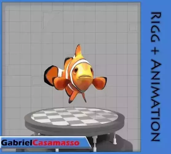 Clown Fish 3D model