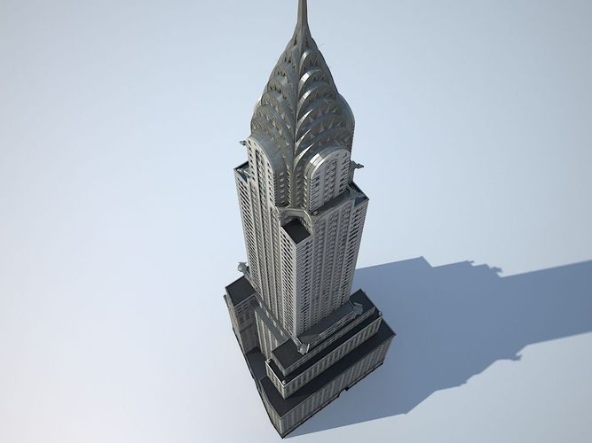 Chrysler Building 3D model 5