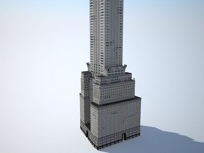 Chrysler Building 3D model 3