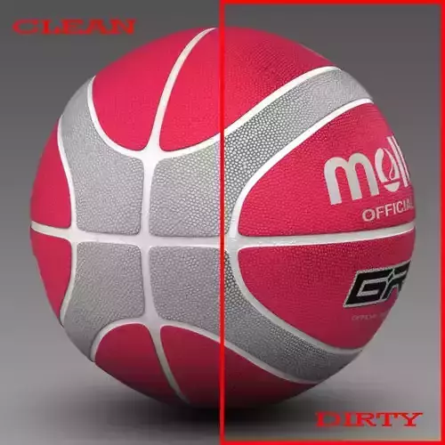 Basketball ball EB red