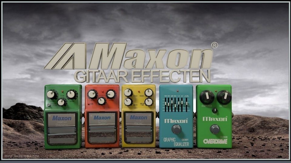 Maxon Guitar Pedals 3D model_3