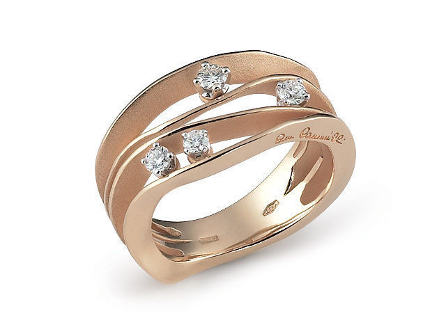 Jewelry 3D printabe model of ANNA MARIA CAMMILLI style ring  3D print model_11