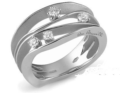 Jewelry 3D printabe model of ANNA MARIA CAMMILLI style ring  3D print model_14