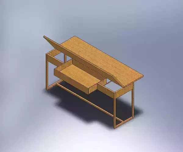Dining table free 3D model | CGTrader