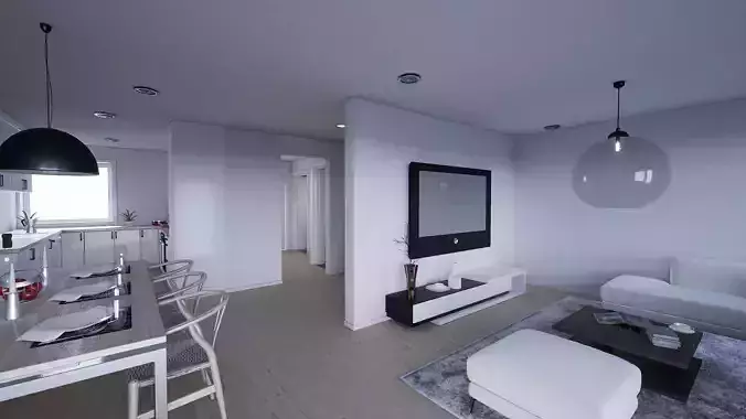 VR Interior-UNREAL ENGINE  Free low-poly 3D model VR Interior-UNREAL ENGINE  Free low-poly 3D model