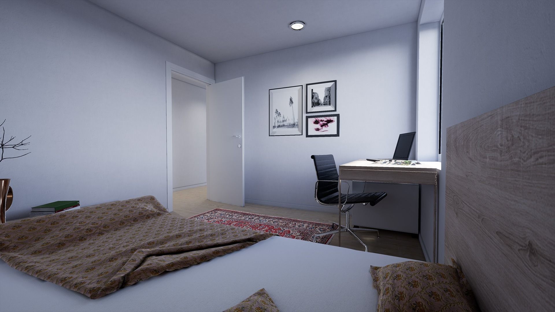 VR Interior-UNREAL ENGINE  Free low-poly 3D model_4