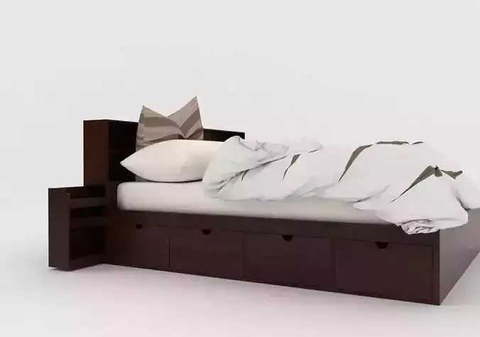 Suvero Master Bed with storage