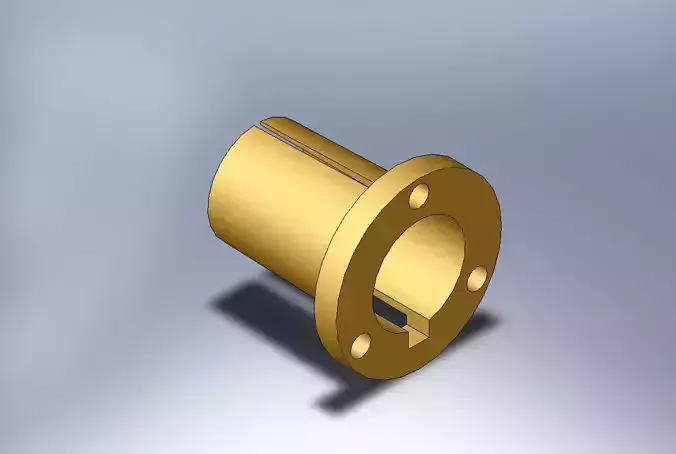 bushing gold - plated part Free 3D model