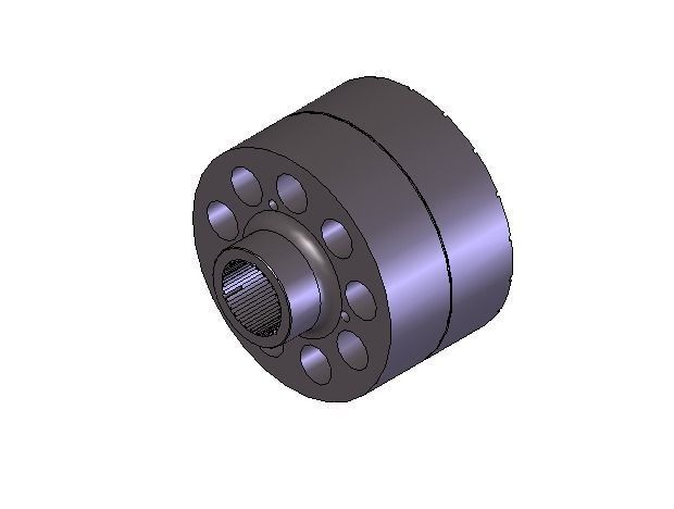 hydraulic part Free 3D model