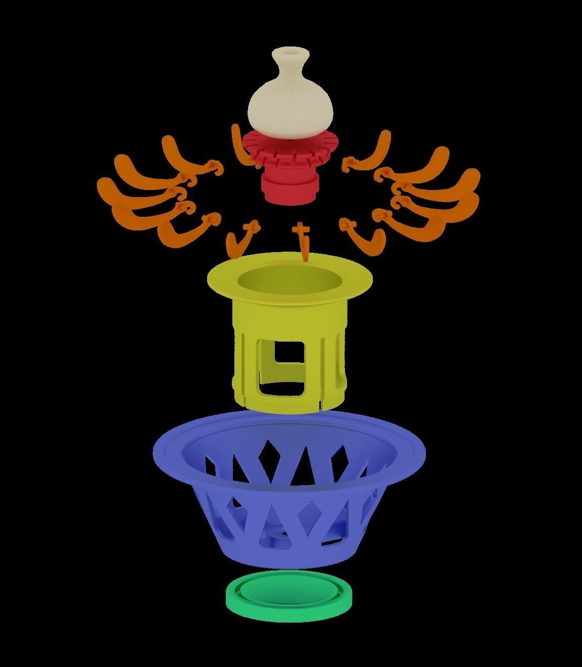 Device for creating khinkali - Khinkali Maker V3 3D print model_1