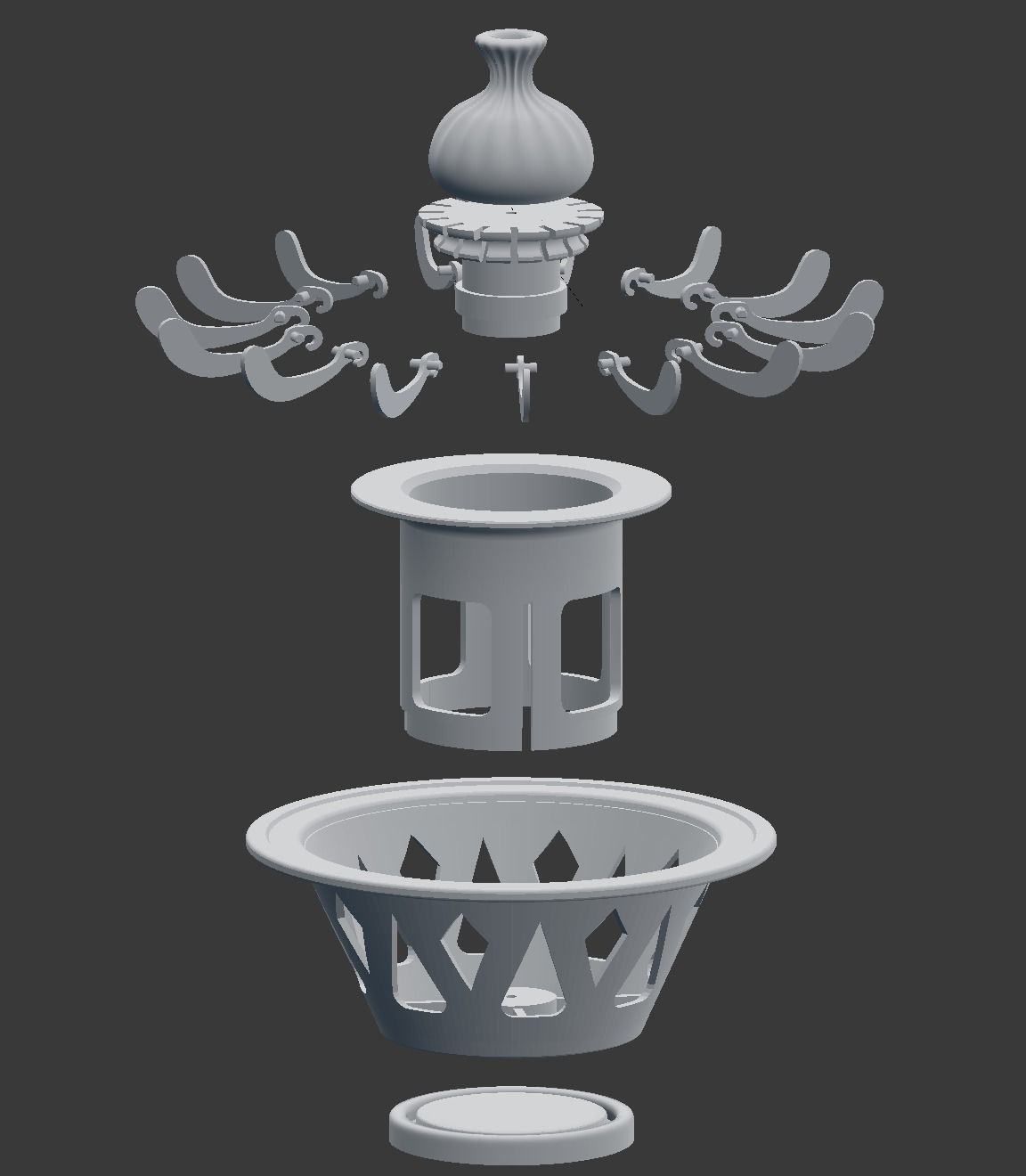 Device for creating khinkali - Khinkali Maker V3 3D print model_2