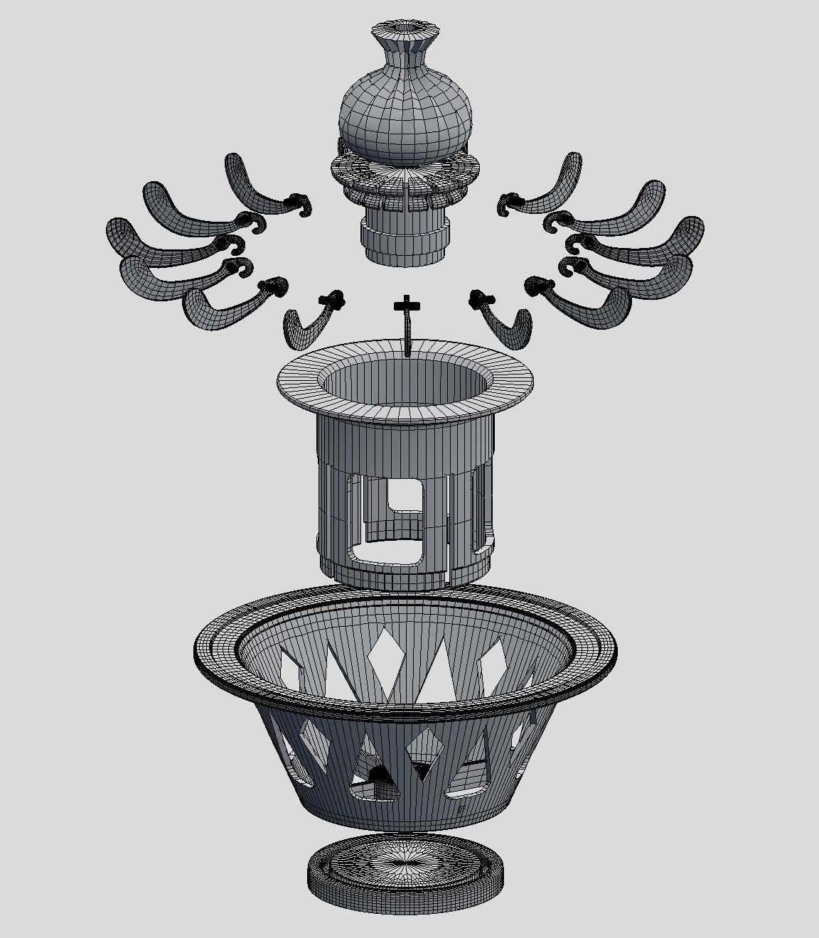 Device for creating khinkali - Khinkali Maker V3 3D print model_5