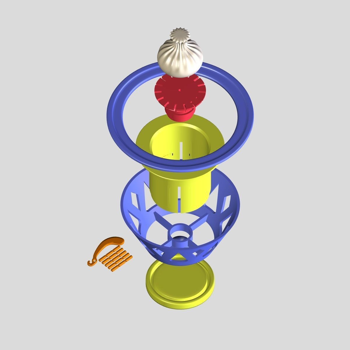 Device for creating khinkali - Khinkali Maker V3 3D print model_9