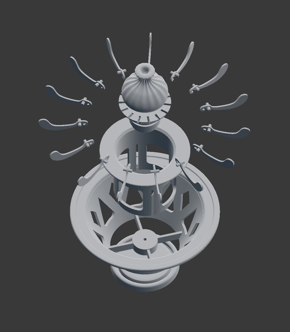 Device for creating khinkali - Khinkali Maker V3 3D print model_3