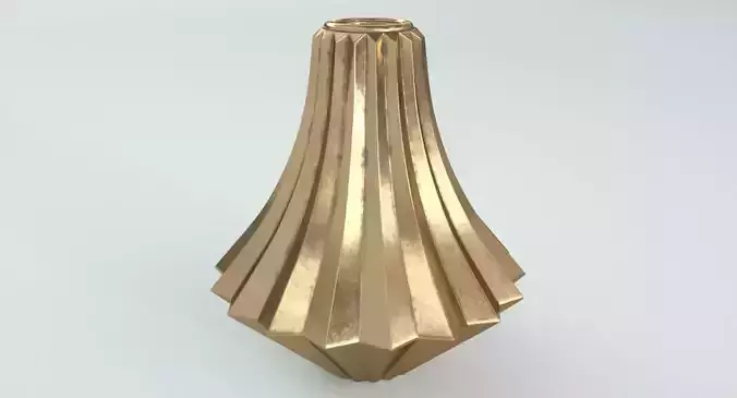  Sia Bronze Vase Low-poly 3D model